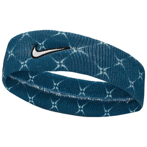 Nike Swoosh Classic Printed Headband - Court Blue/Sail