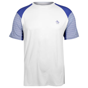 Penguin Men's Retro Block Tech Tee - Bright White