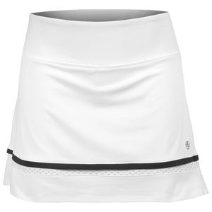 Lija Women's Must Haves Banded Arena Skort - White/Black