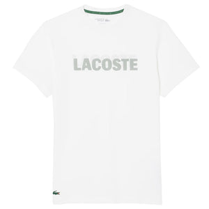 Lacoste Men's Ultra Dry Printed Sport Tee - White