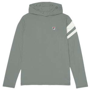 Fila Men's Essentials Longsleeve Hoodie - Monument Grey