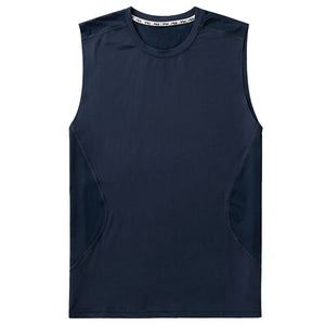 Fila Men's Essentials Short Sleeve Tank - Navy