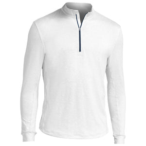 Wilson Men's Everyday Performance Half Zip Long Sleeve - White