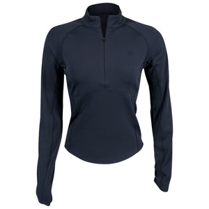 Wilson Women's Baseline 1/2 Zip Long Sleeve - Classic Navy