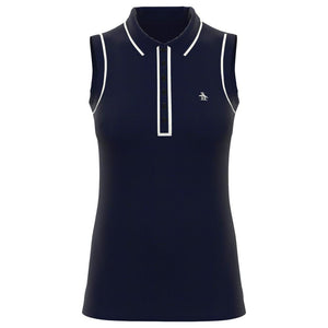 Penguin Women's Veronica Sleeveless Polo - Black Iris