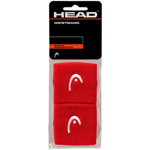 Head Wristbands 2.5" - Red