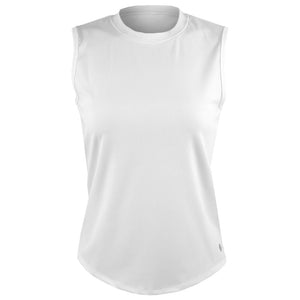 Lija Women's Split Tank - White