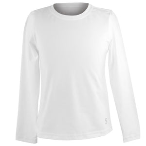Sofibella Girls UV Colors Longsleeve Top - White