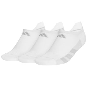 adidas Women's SuperLite No-Show 3 Pack Socks - White