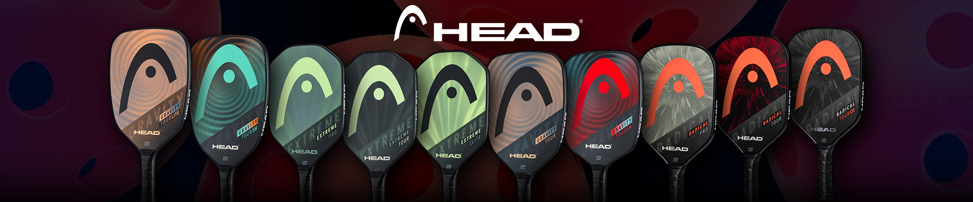 A great selection of top Head Pickleball paddles!
