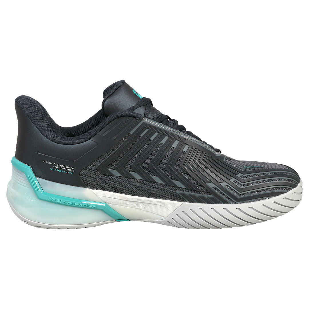 K-Swiss Men's Ultrashot 4 - Carbon/Baltic