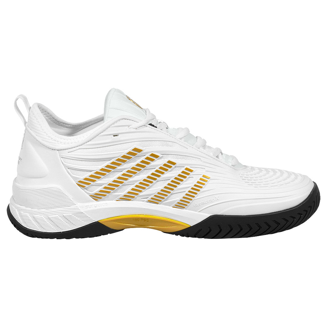 K-Swiss Men's Hypercourt Supreme 2 - Blanc de Blanc/Gold