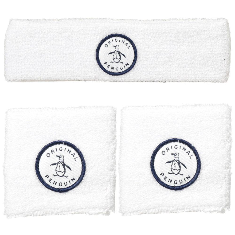 Penguin Headband And Wristband Set - Bright White