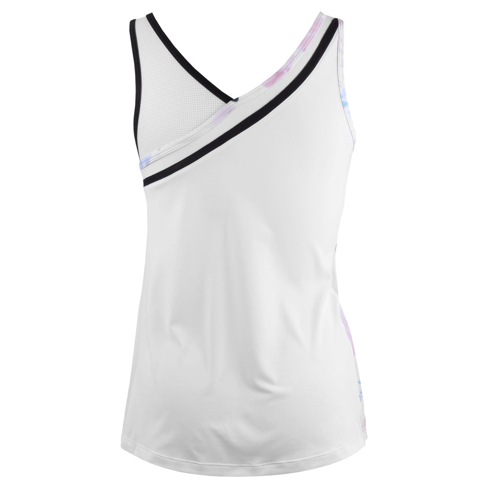 Sofibella Women's Flora Lux 25" Tank - White/Peonies