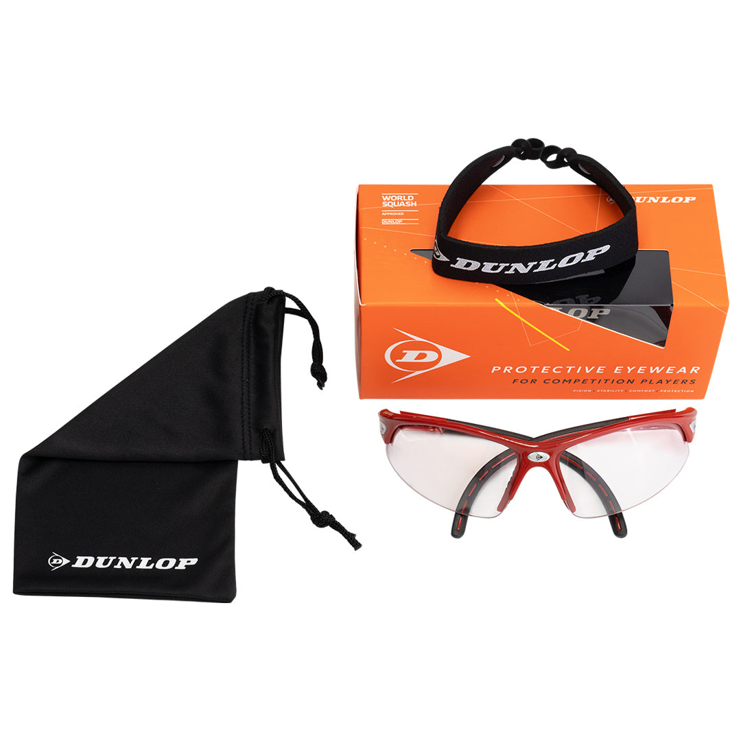 Dunlop Competition Protective Eyewear - Red