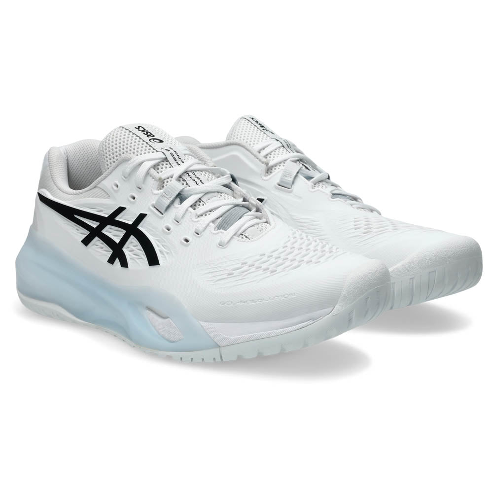Asics Men's Gel-Resolution X - 2E Width - White/Black