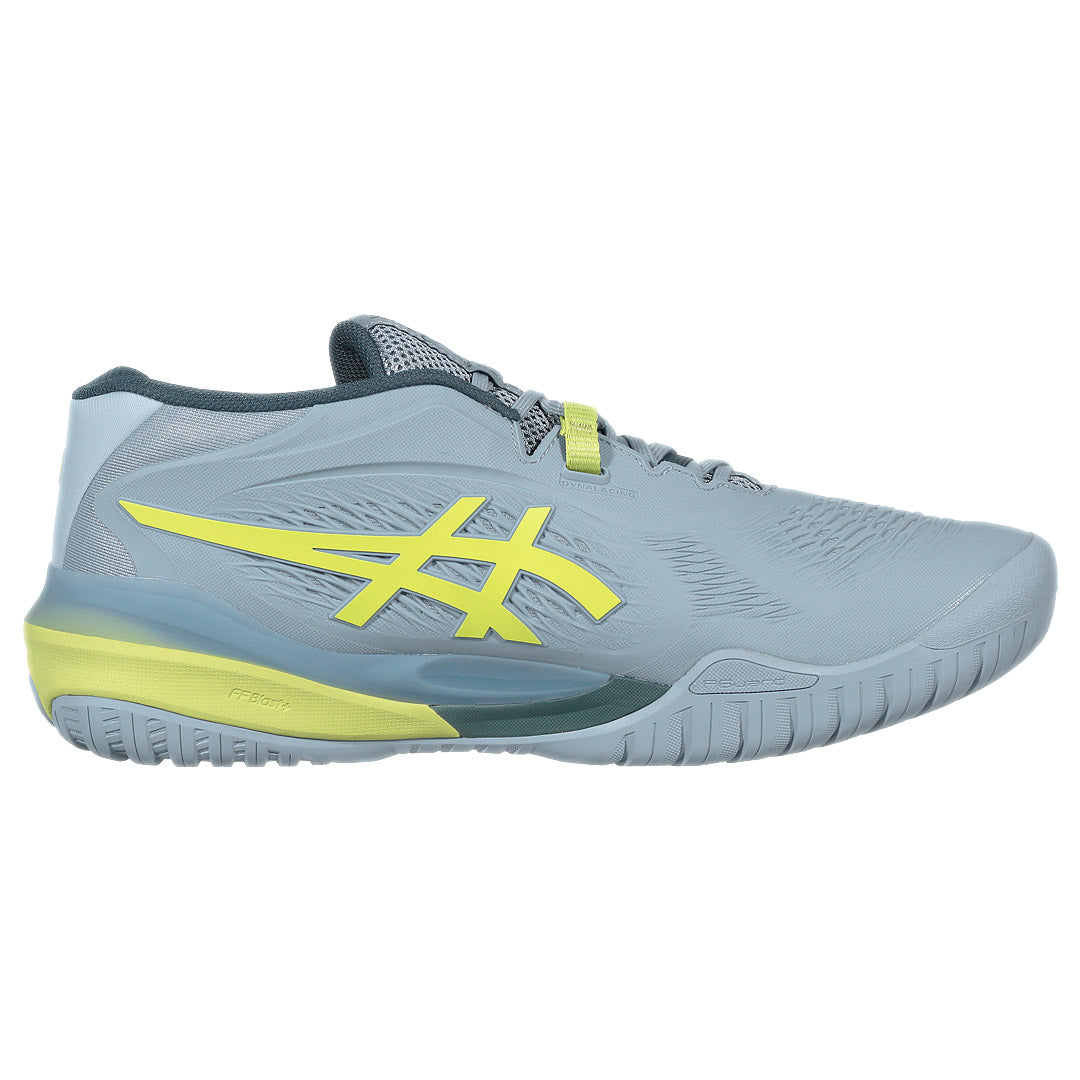 Asics Men's Gel-Resolution X - 2E Width - Grey Blue/Pistachio