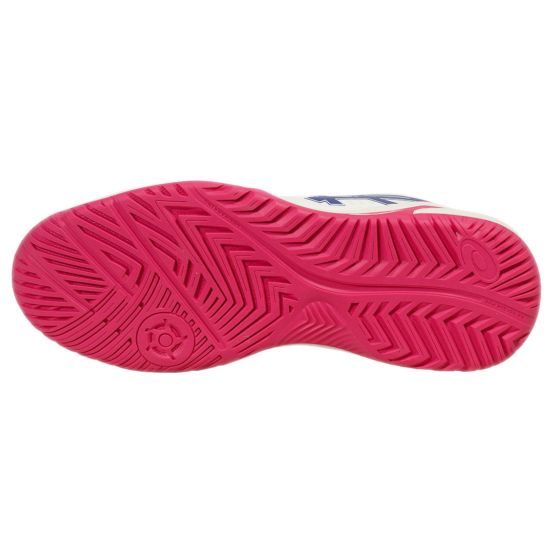 Asics Women's Gel-Dedicate 8 - D Width - Cream/Dark Cobalt