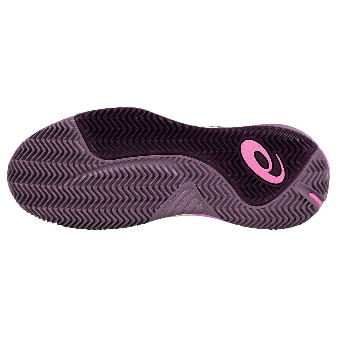 Asics Women's Gel-Resolution X - Clay - Soft Oat/Dark Aubergine