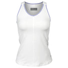 Lija Women's Causing A Racquet Ladder Tank - White/Iris