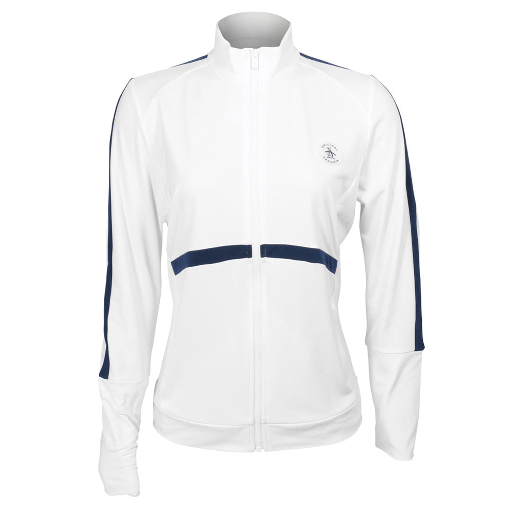 Penguin Women's Performance Jacket - Bright White/Navy