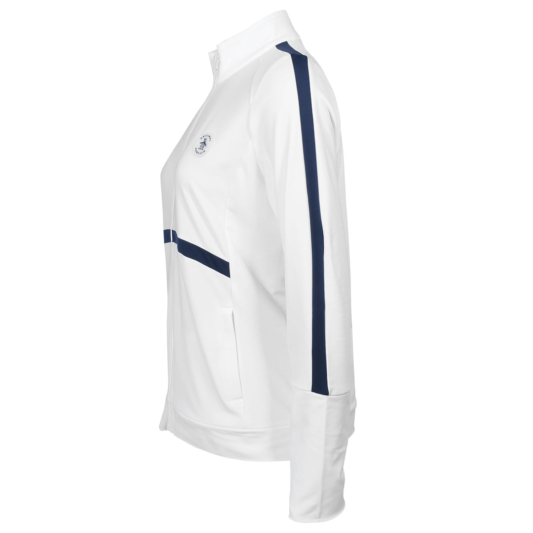 Penguin Women's Performance Jacket - Bright White/Navy