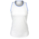 Sofibella Women's Spring Tide 25" Tank - White/Periwinkle