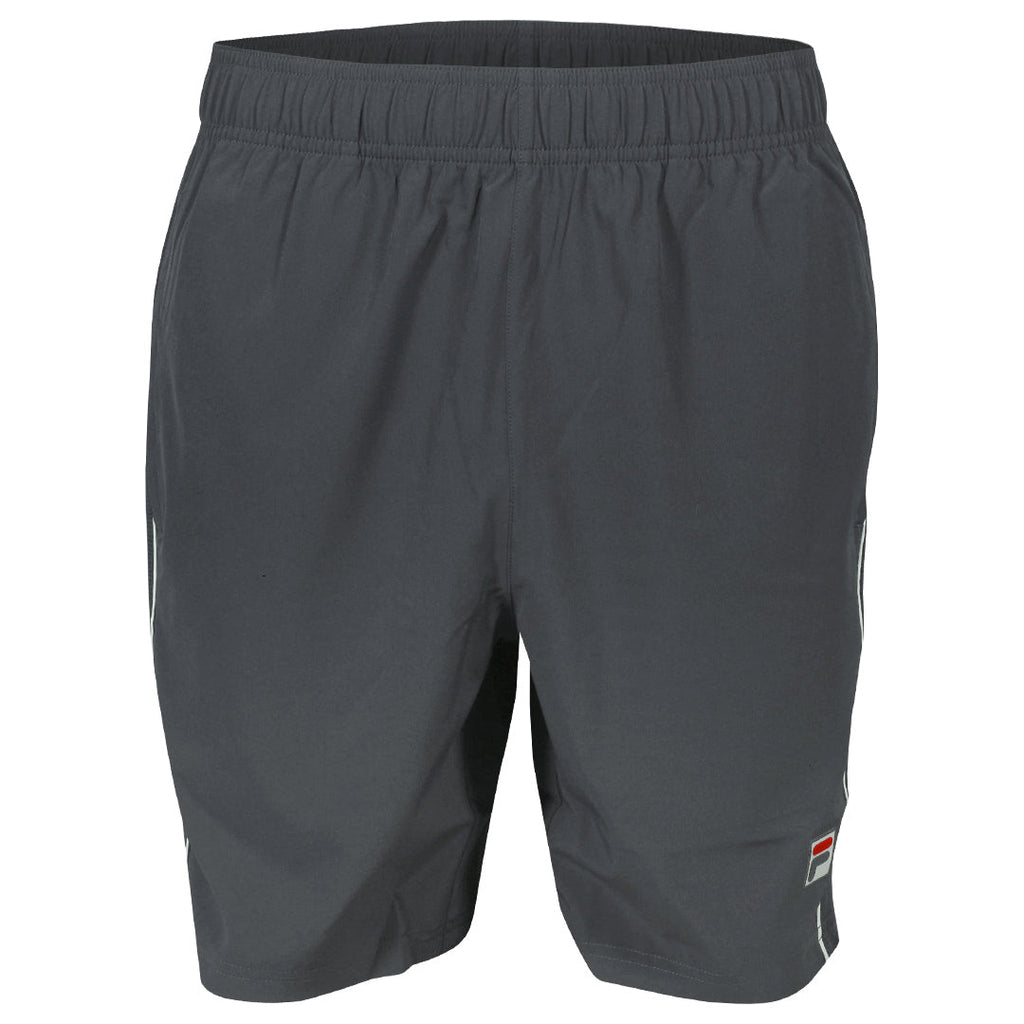 Fila Men's Pickleball Piped Stretch Woven Short - Ebony
