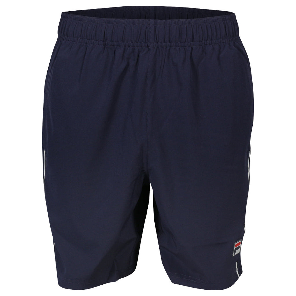 Fila Men's Pickleball Piped Stretch Woven Short - Fila Navy