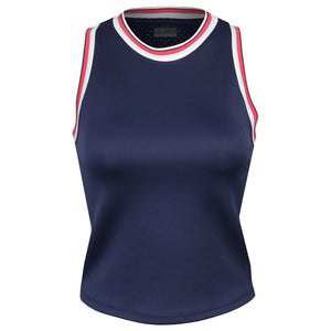 Lija Women's The One To Beat Varsity Tank - Marine/Multi
