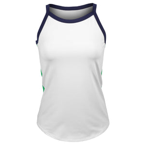 Sofibella Women's Green Spirit Tank - White