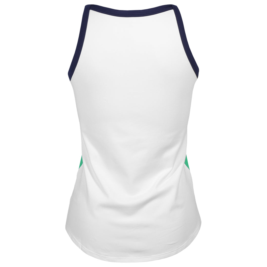 Sofibella Women's Green Spirit Tank - White