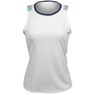 Sofibella Women's Green Spirit Tank - White