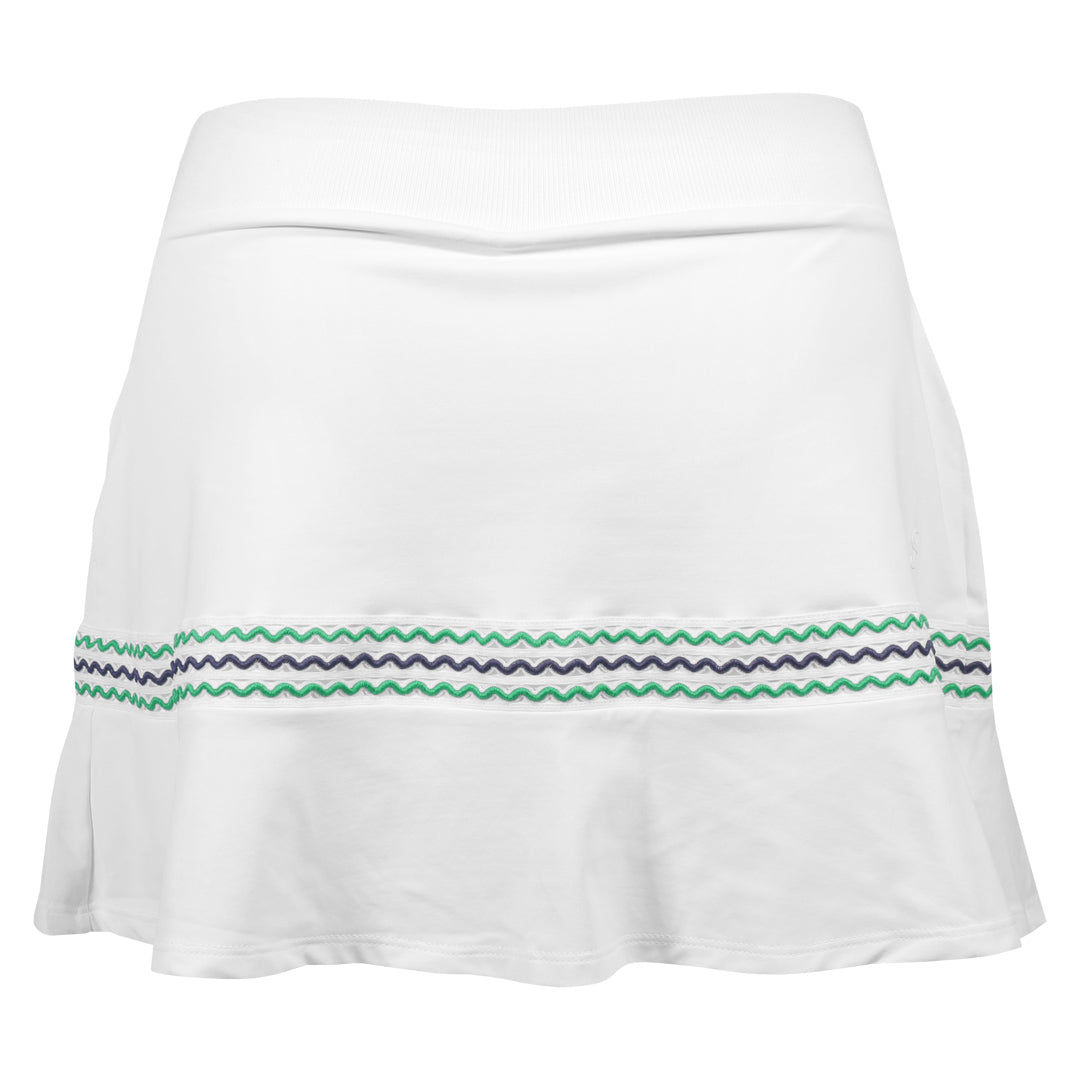 Sofibella Girls Green Spirit Skort - White