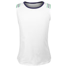 Sofibella Girls Green Spirit Baseline Tank - White