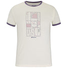 Babolat Men's 150 Years Cotton Tee - Cannoli Cream