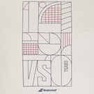 Babolat Men's 150 Years Cotton Tee - Cannoli Cream