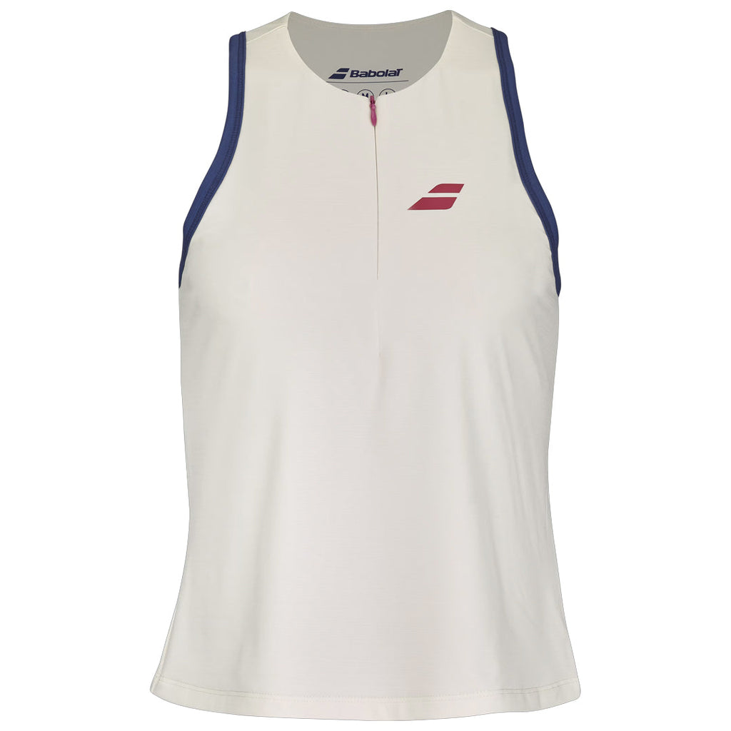 Babolat Women's 150 Years Tank - Cannoli Cream