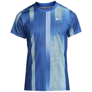 Nike Men's Victory Print Shirt - Comet Blue
