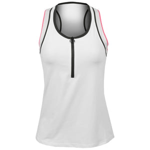 Sofibella Women's Amore Mio Racerback Tank - White