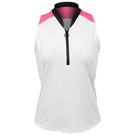 Sofibella Women's Amore Mio Zip Tank - White