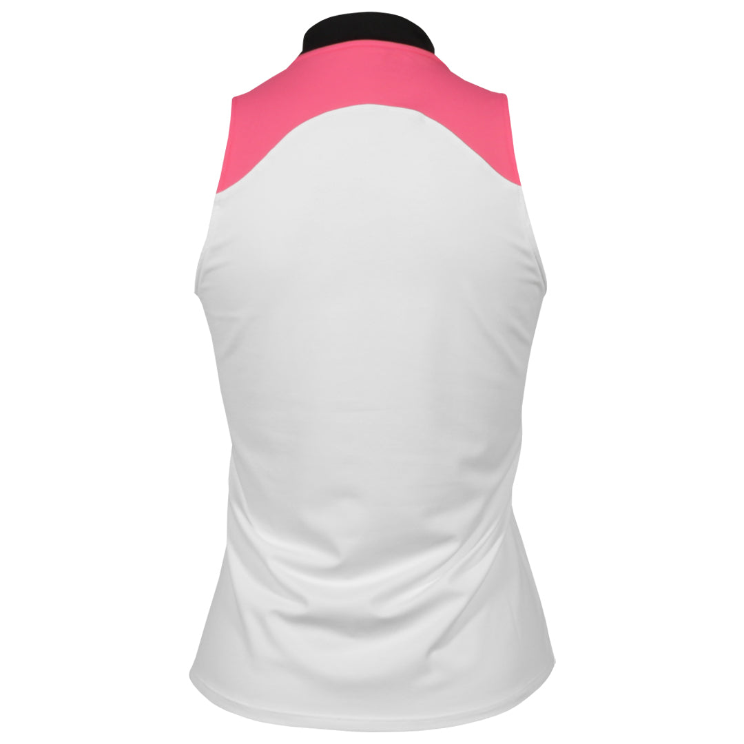 Sofibella Women's Amore Mio Zip Tank - White