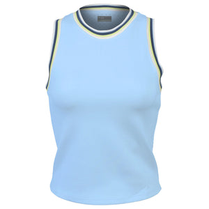 Lija It's all about Love Varsity Tank - Cool Blue