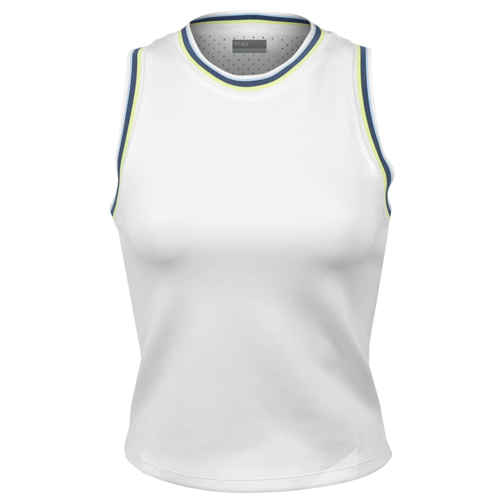 Lija It's all about Love Varsity Tank - White