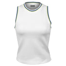 Lija It's all about Love Varsity Tank - White