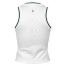 Lija It's all about Love Varsity Tank - White