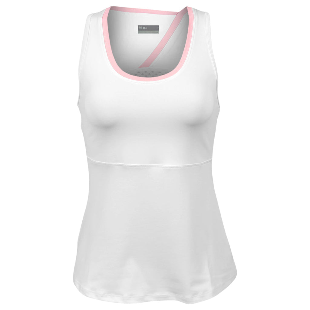 Lija Women's In Full Swing Peek Tank - White