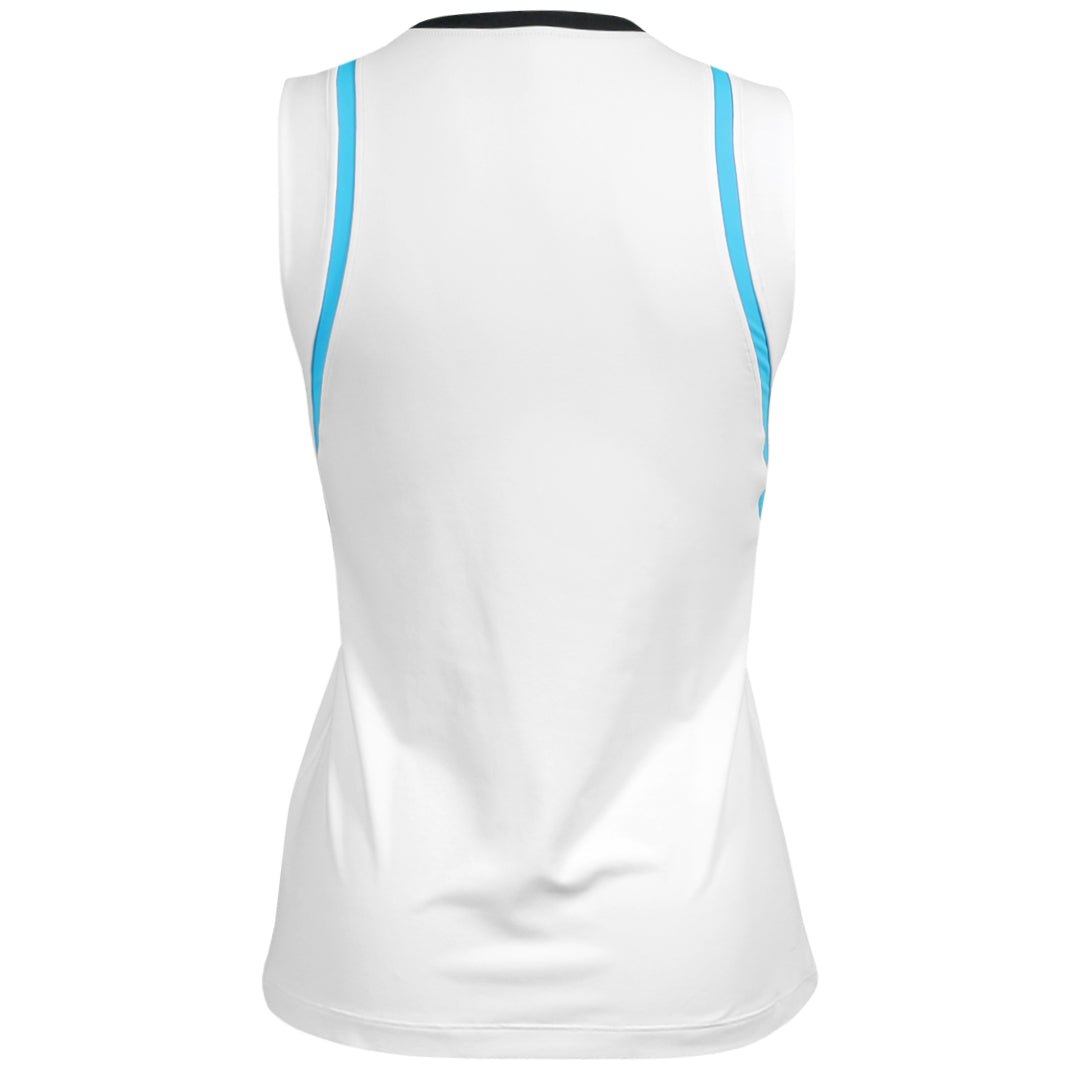 Sofibella Women's Style Icons Tank - White/Electric Blue