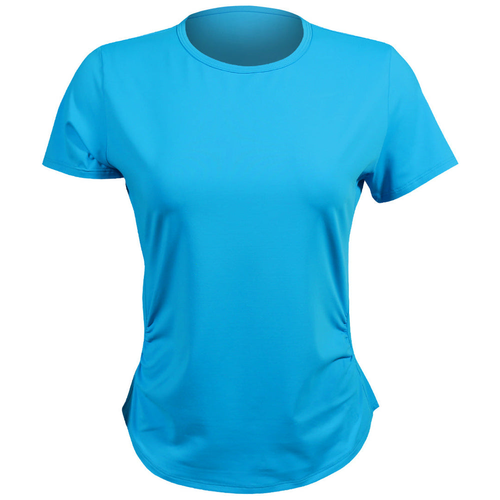 Sofibella Women's Style Icons Short Sleeve Tee - Electric Blue
