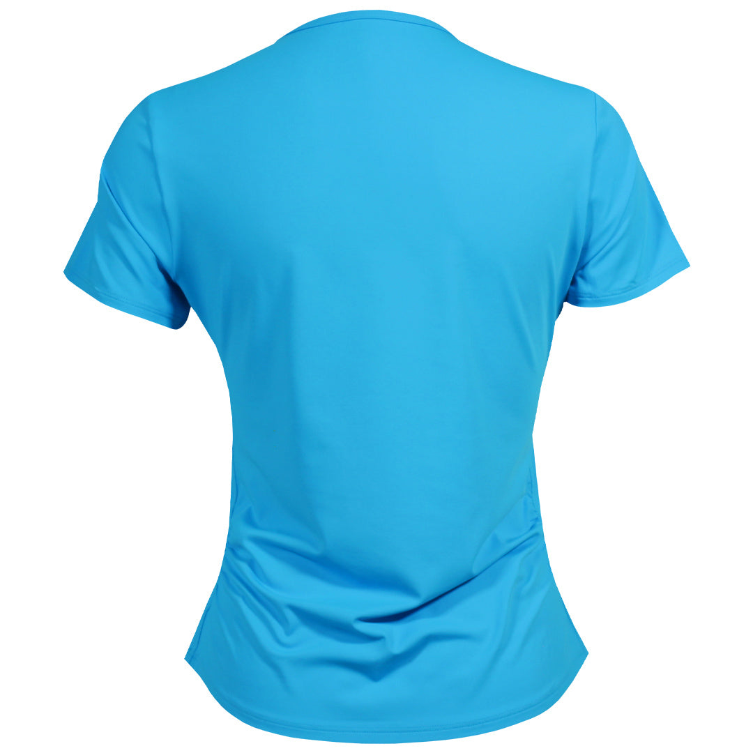Sofibella Women's Style Icons Short Sleeve Tee - Electric Blue